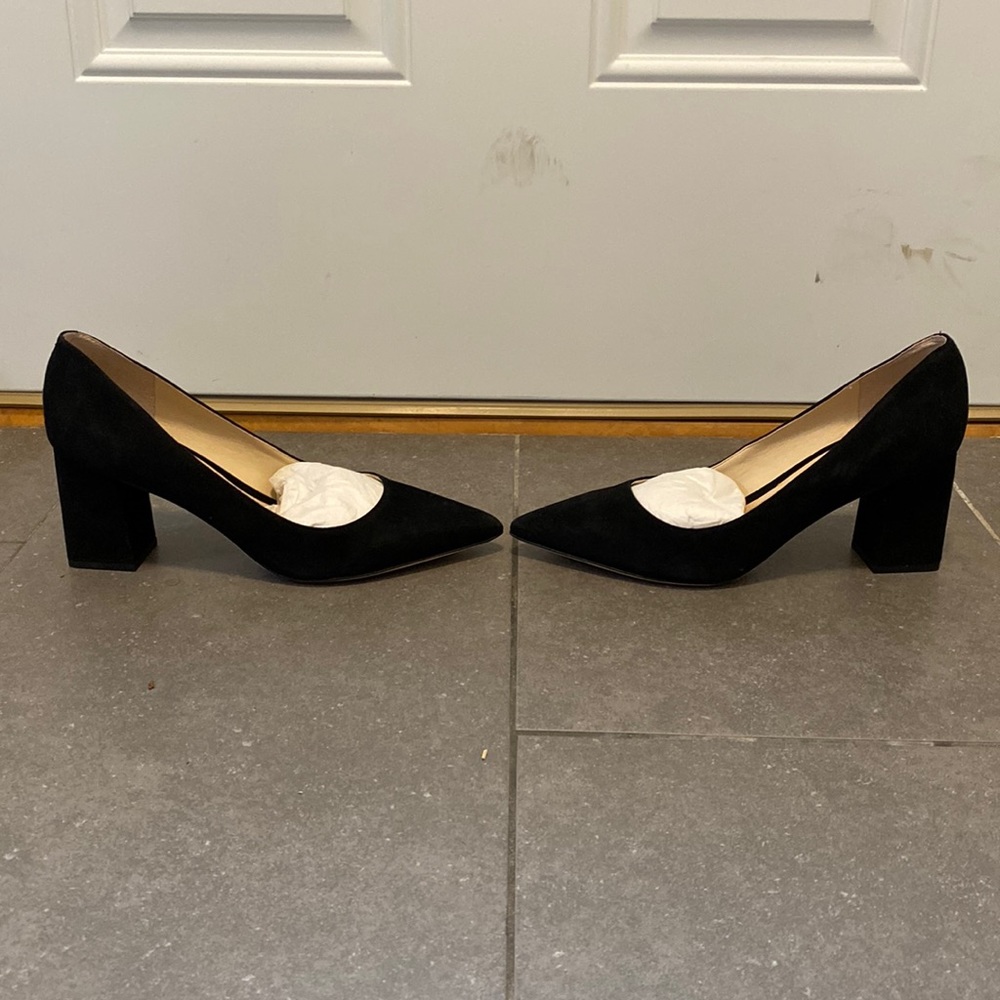 Marc Fisher Suede Block Heel